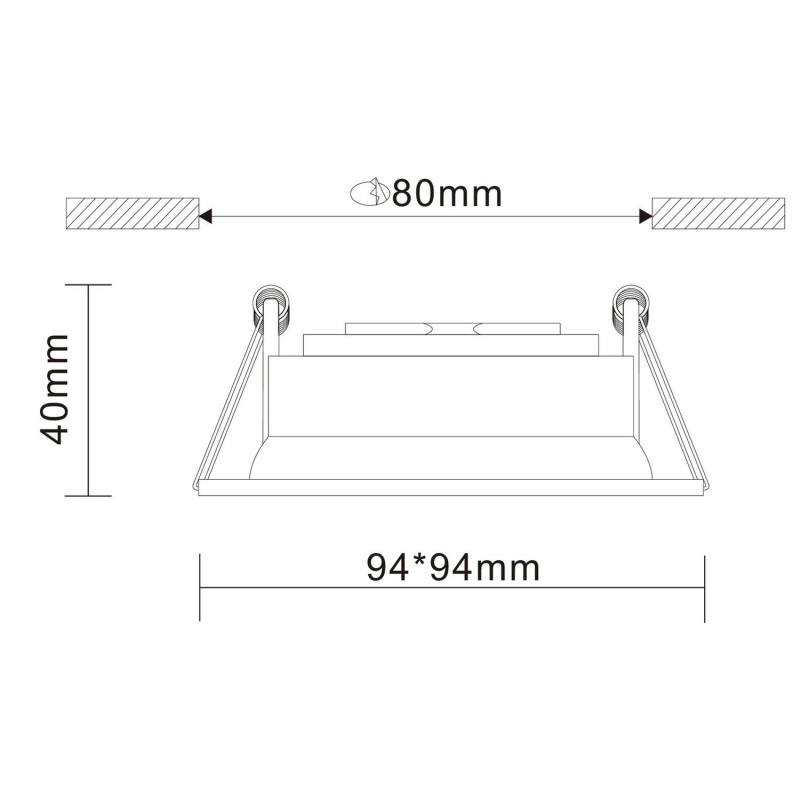 Встраиваемый светильник ST-Luce ST208.518.01